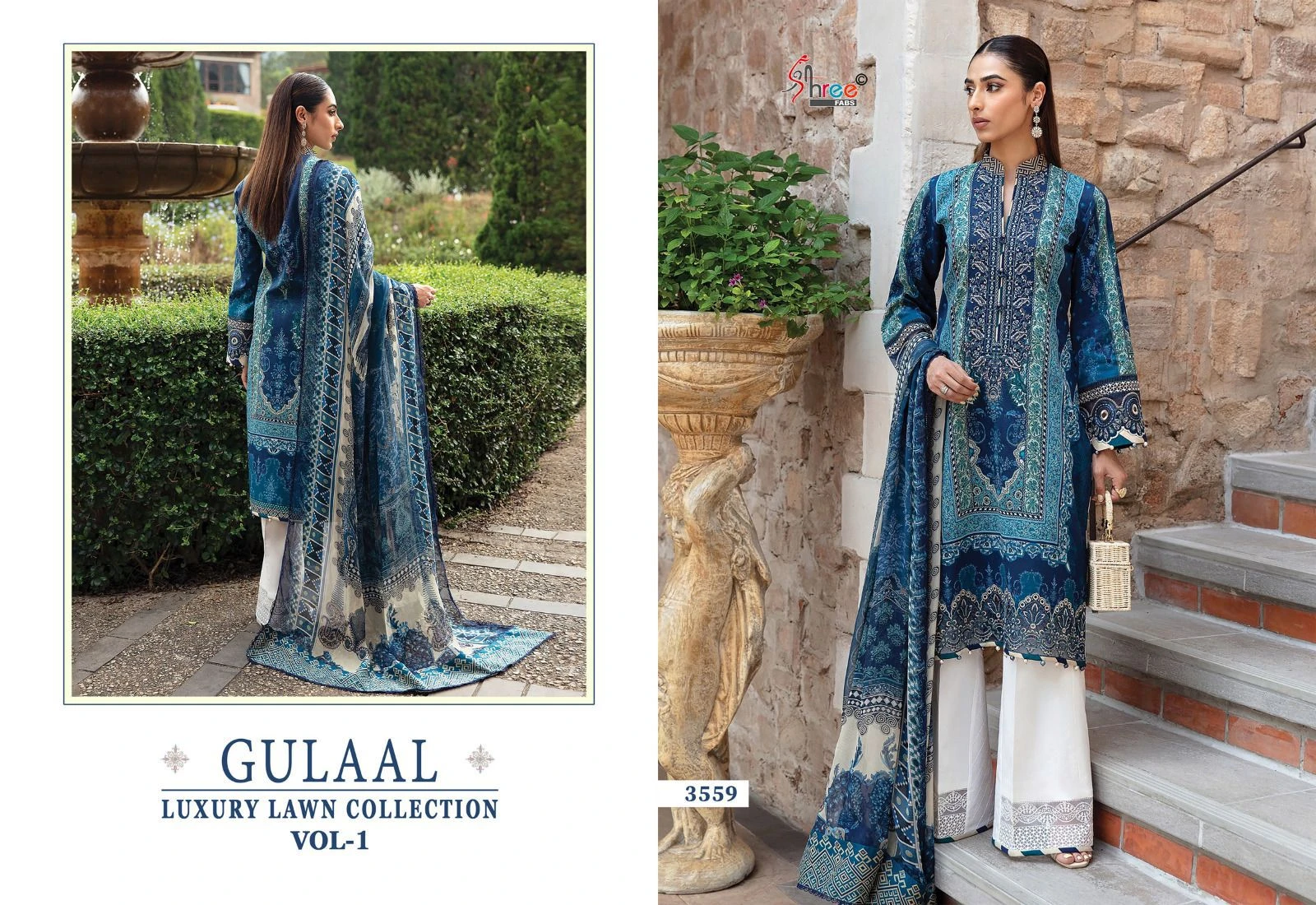 GULAAL LUXURY LAWN COLLECTION VOL-01